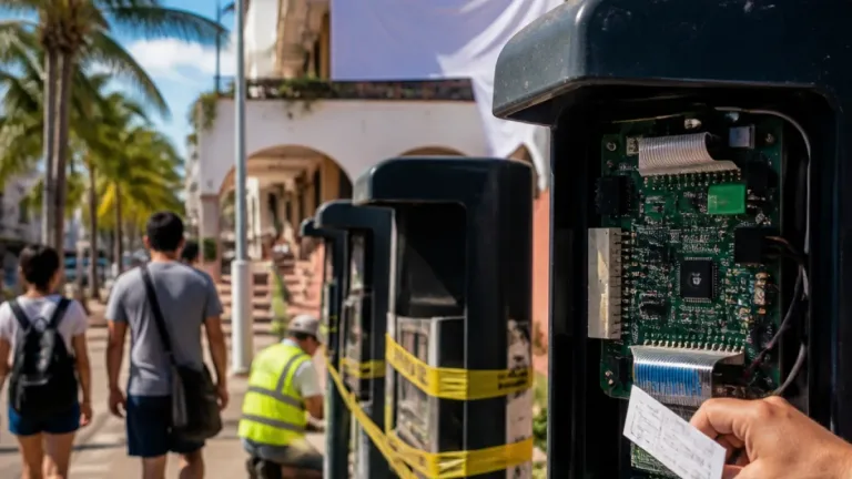 Playa del Carmen revisa concesión de parquímetros tras denuncias y rechazo a aumento