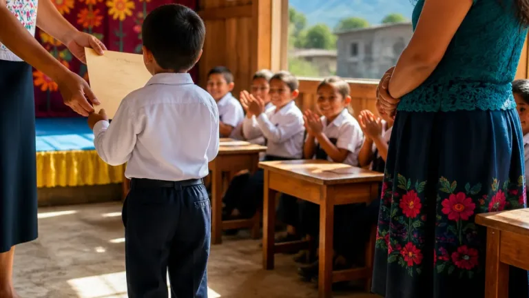 Preescolar de La Montaña Alta clausura ciclo escolar con un solo alumno