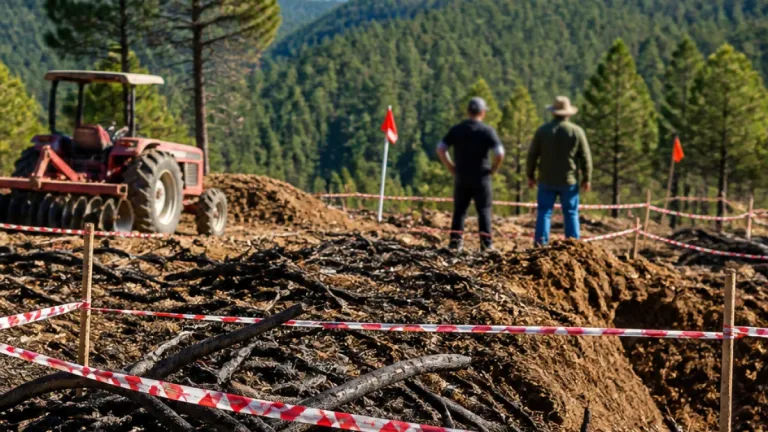 Profepa frena loteamiento que dañaría 1.1 hectáreas de bosque en Puebla