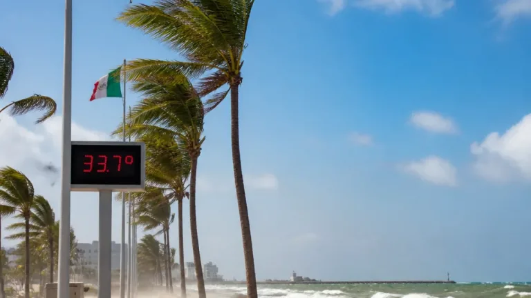 Progreso: jornada de calor intenso, sin lluvia y vientos fuertes según el SMN