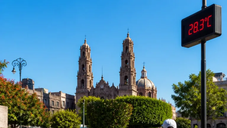 Pronóstico: Aguascalientes tendrá jornada mayormente soleada con máximas de 28.3°C