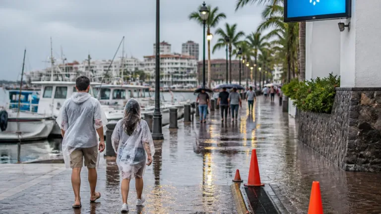 Pronóstico: lluvias y temperaturas estables mantienen la dinámica en Puerto Vallarta