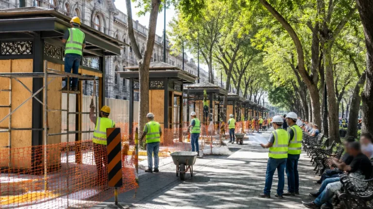 Proponen kioscos en Alameda Central para ordenar a 15,000 comerciantes; requeriría aval del INAH