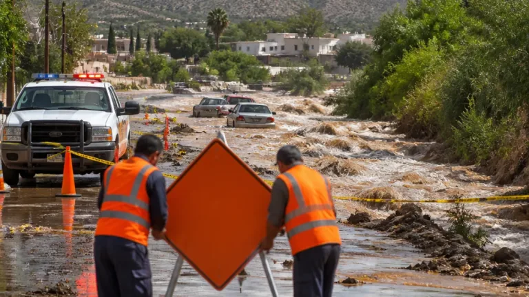 Protección Civil advierte cuatro días de lluvia intensa y riesgo de desbordes en Coahuila