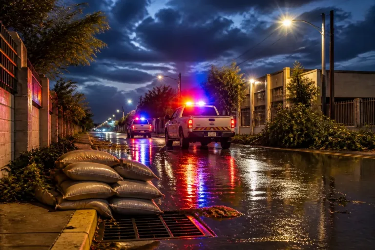 Protección Civil alerta por lluvias intensas y viento en Piedras Negras