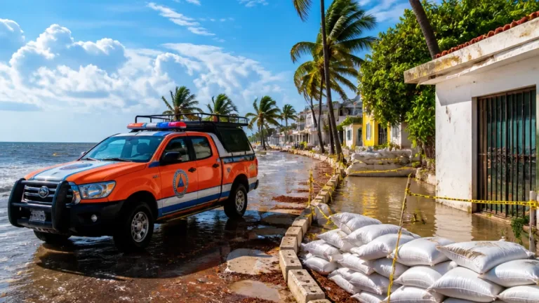 Protección Civil lanza alerta por lluvias y chubascos para Campeche y la península
