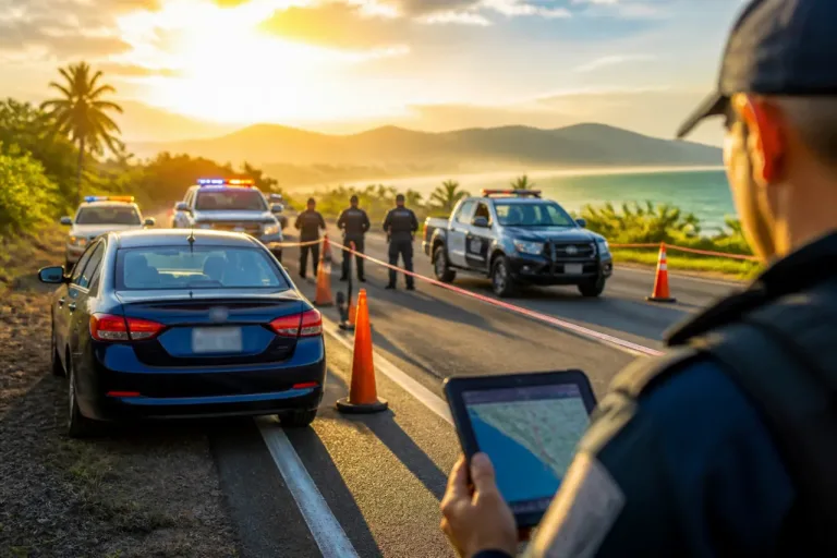 Recuperan en Las Jarretaderas vehículo con reporte de robo; operativo involucró a Bahía de Banderas