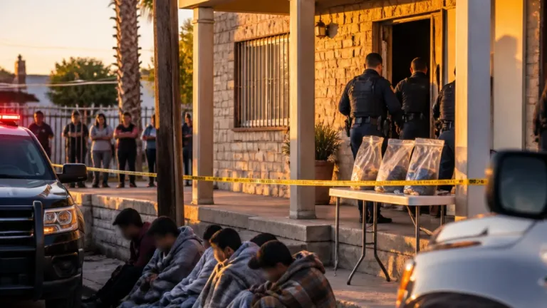 Rescatan en Ciudad Juárez a cinco migrantes retenidos; aseguran tres armas y detienen a un joven