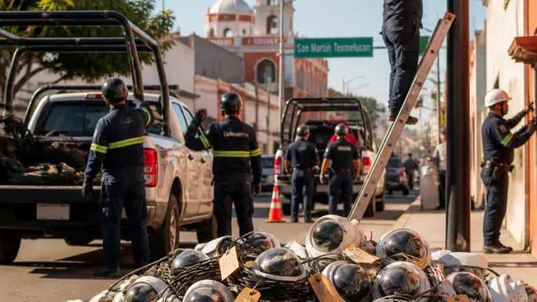 Retiran 577 cámaras “parásitas” en Puebla; la capital y Texmelucan, los más afectados