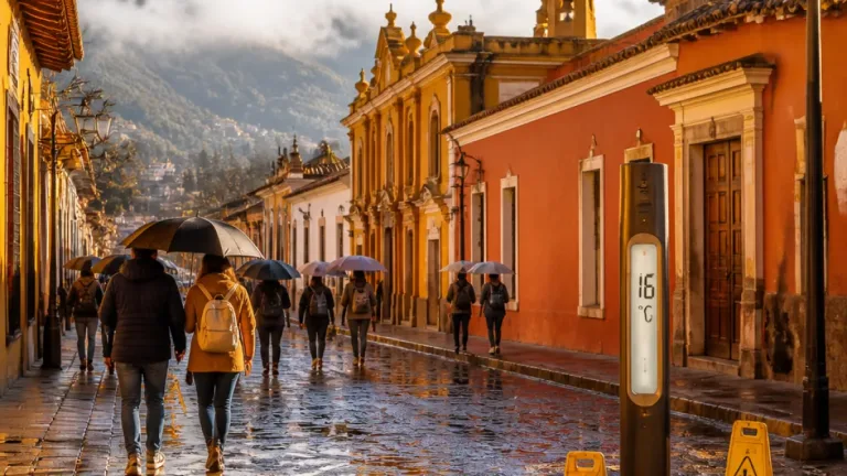 San Cristóbal de las Casas: jornada fresca con lluvia ligera y máximas de 21°C