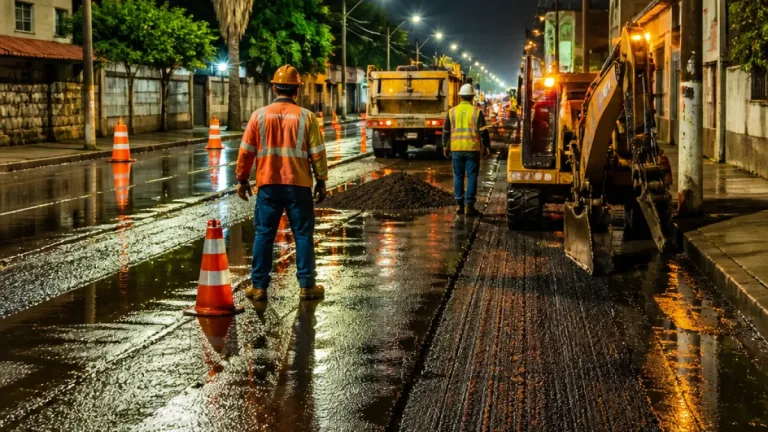 San Juan del Río: avanzan más de 80 mil m² de bacheo en calles y vialidades