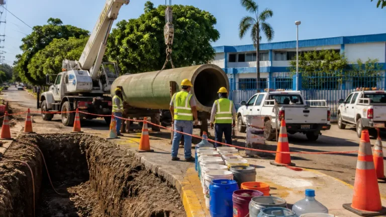 SAS programa corte de agua en circuito Gaviotas; aconseja almacenamiento y uso racional