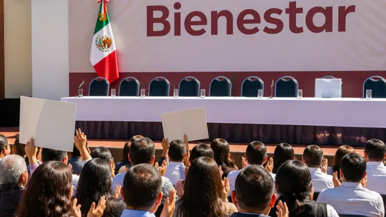 Sheinbaum encabeza encuentro con servidores del Bienestar en Durango; destaca ausencia del gobernador