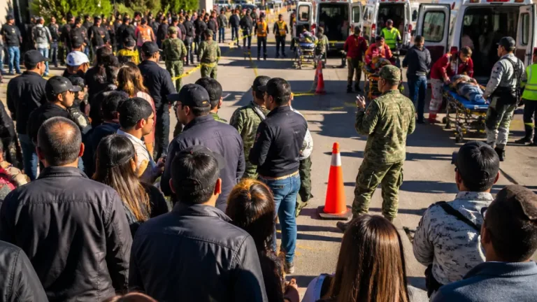 Simulacro en Aduana de Ciudad Juárez evacua a 205 personas y prueba respuesta ante sismo