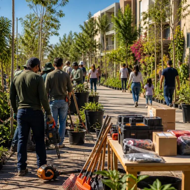Ayuntamiento de Colima coordina brigada para recuperar el Eco Park y entrega equipo a cuadrillas