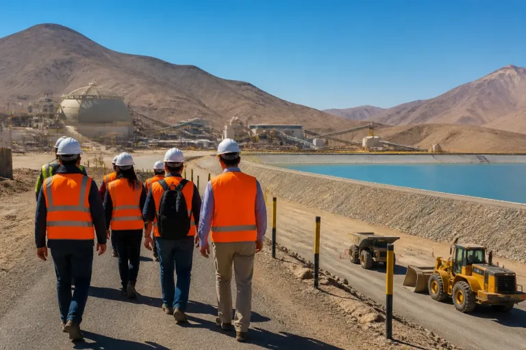 Enami refuerza lazos con la mediana minería tras visita a la Planta Cerrillos de SCM Carola