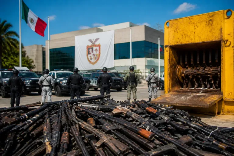 Sonora destruye 919 armas en jornada para reducir circulación de armamento ilegal