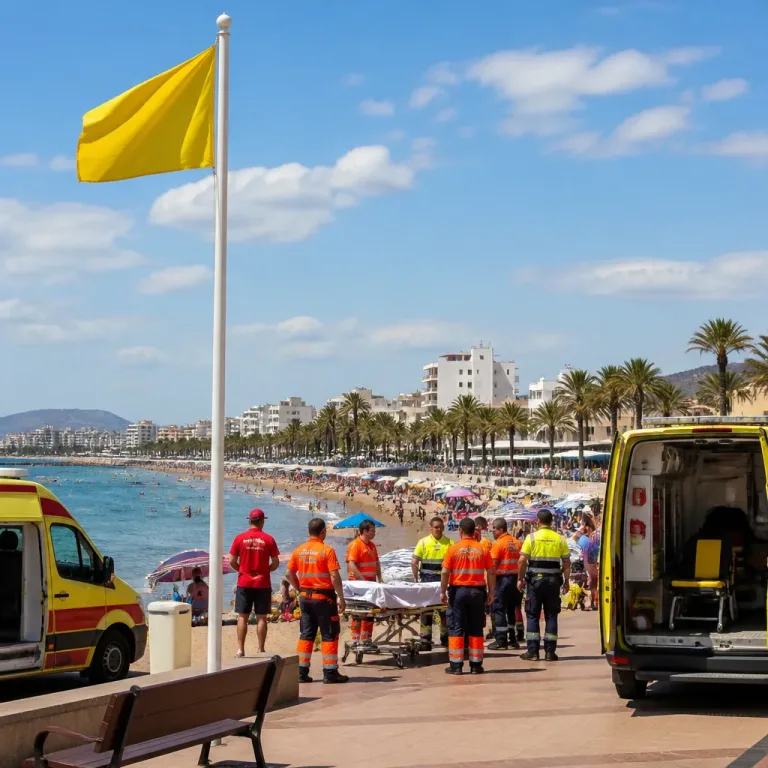 Turista francés muere ahogado en Empuriabrava; ondeaba bandera amarilla y acudieron dos ambulancias