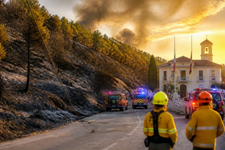 Incendio en Los Gallardos deja 12 muertos y 23 desaparecidos; 3,200 hectáreas arrasadas