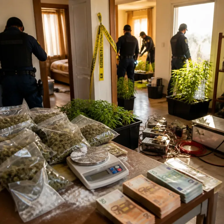 Desarticulan en Manacor una red de droga: diez detenidos y cuantioso material incautado