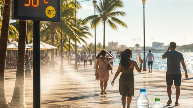 Tampico: jornada calurosa y húmeda, sensación térmica supera los 30°C; recomendaciones
