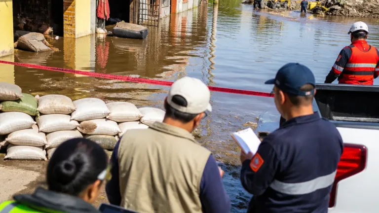 Tizayuca: inundaciones dejan 20 viviendas con daños severos; analizan obras contra el río