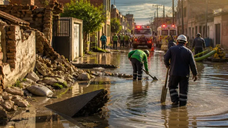 Tizayuca: lluvias intensas dejan decenas de casas afectadas y operativo de emergencia