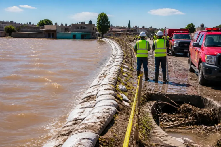 Tizayuca mantiene vigilancia en presa El Manantial tras aumento en niveles por lluvias