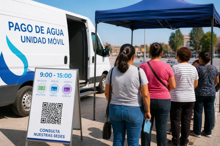 Tlalnepantla activa unidad móvil para pago de agua desde el 13 de julio