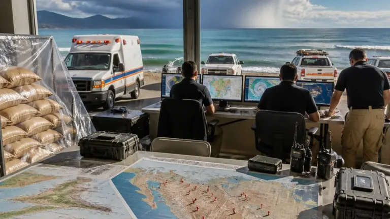 Todo Baja California Sur en riesgo muy alto por ciclones; identifican 27 puntos críticos de inundación