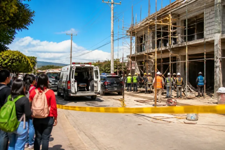 Tragedia en obra: trabajador fallece por descarga eléctrica en San Cristóbal de las Casas