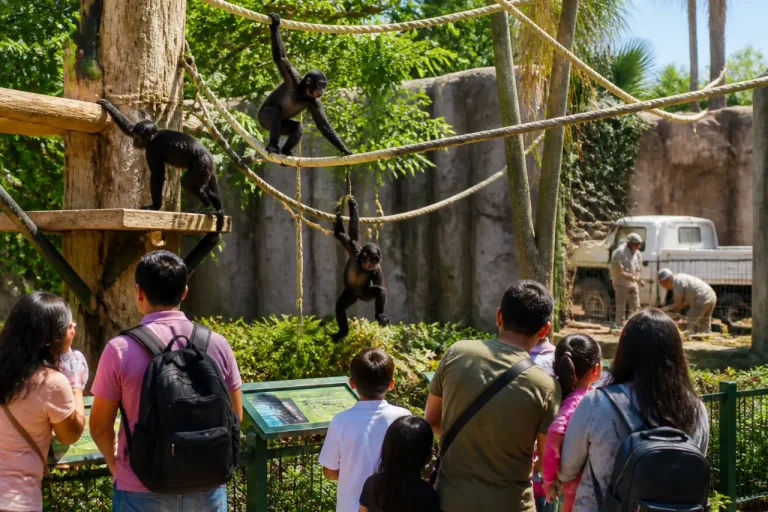 Tulancingo: el Zoológico Nicolás Bravo estrena monos araña y renovaciones para el verano