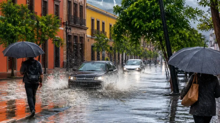 Tulancingo: persisten lluvias y ambiente fresco; riesgo de encharcamientos y rachas fuertes