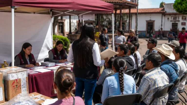 Uruapan: Morena refuerza trabajo territorial y difunde programas del Plan Michoacán