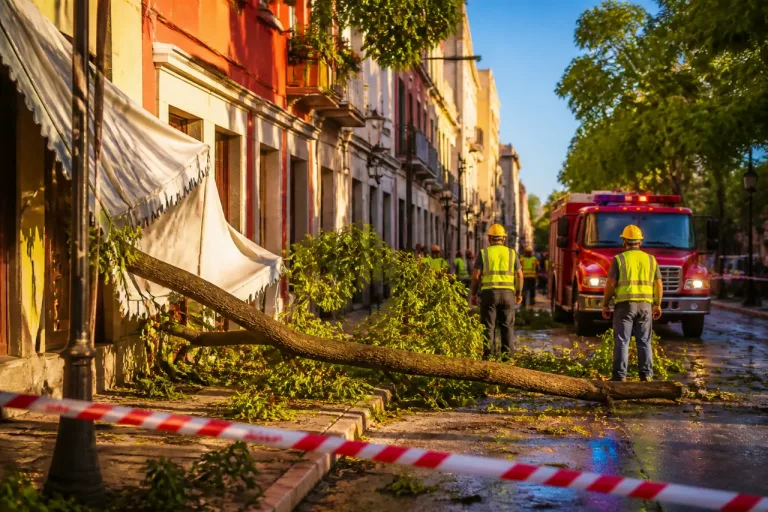 Valladolid: rachas de viento tiran árboles y activan 15 avisos en 70 minutos