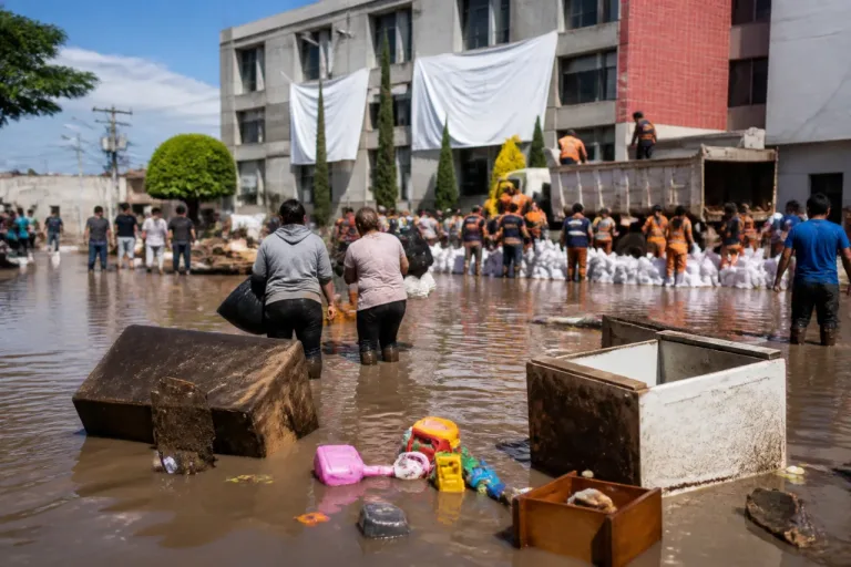 Vecinos de Chimalhuacán critican a la alcaldesa por atención insuficiente tras inundaciones