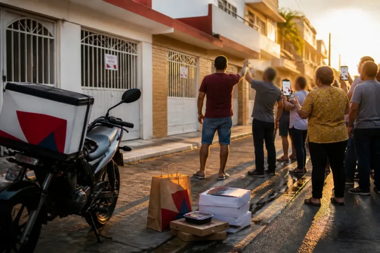 Vecinos de Ciudad del Carmen señalan a hombre por usar casas ajenas para recibir pedidos