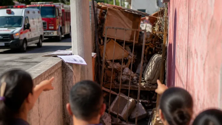 Vecinos de Poza Rica alertan por invasión de acceso que bloquea paso a emergencias