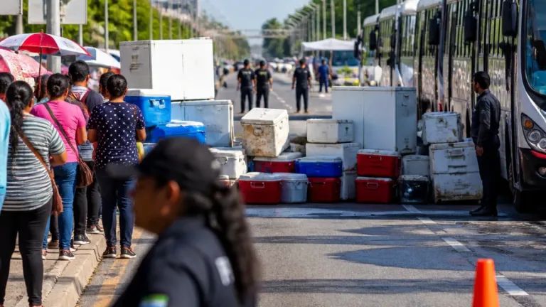 Vecinos del poniente de Mérida bloquean vialidades por cortes de luz y daños a electrodomésticos
