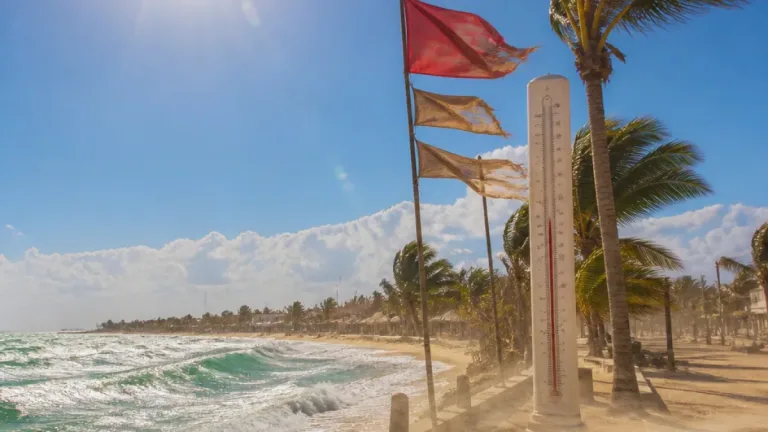Yucatán enfrentará este lunes temperaturas muy altas y rachas hasta de 60 km/h en la costa