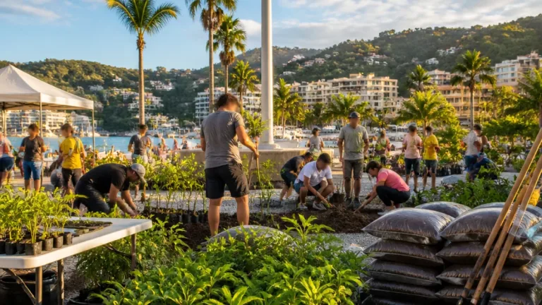 Zihuatanejo impulsa reforestación masiva y apuesta por vivero municipal como autosuficiencia